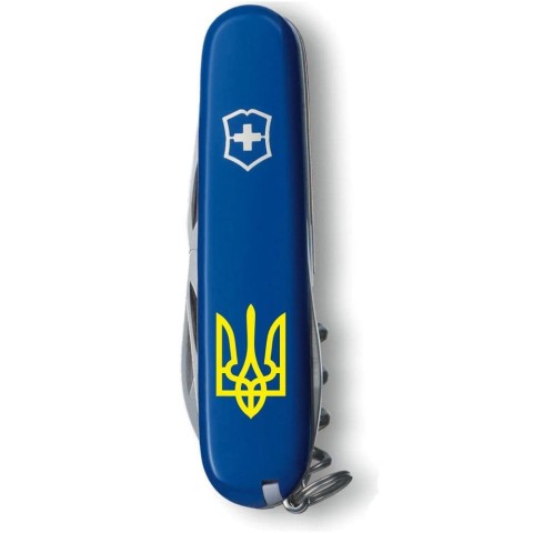 SPARTAN UKRAINE  91мм/12функ/син /штоп /Трезубец желт.