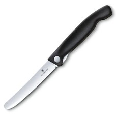 Кухонний ніж Victorinox SwissClassic Foldable Paring лезо 11см з чорн. ручкою (блістер)
