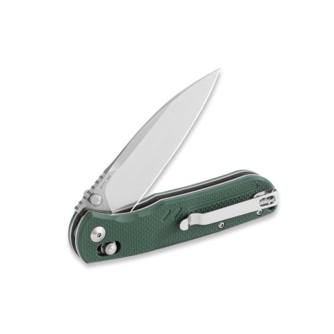 Ніж складаний туристичний Ganzo G771 (8.8 см) D2 / G10 зелений
