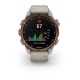 Смарт-годинник Garmin Descent Mk3i (43 мм) бронзовий PVD титановий із силіконовим ремінцем кольору французький сірий і Descent T