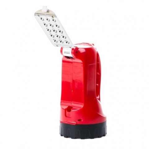 Ліхтар акумуляторний 1 LED 5W+15 SMD INTERTOOL LB-0101 Червоний
