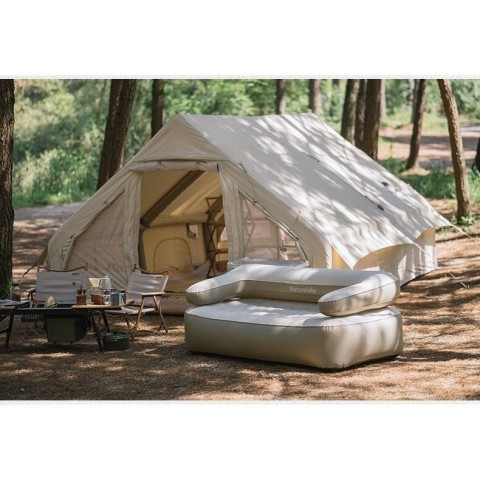 Диван, матрас надувний двомісний Naturehike NH22FCD07, надлегкий, 165x95x65 см, зі зйомною спинкою