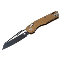 Ніж Microtech MSI SE, fluted black, алюміній, tan