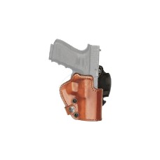 Кобура Front Line LKC для Glock 17/22/31. Материал - Kydex/кожа/замша. Цвет - коричневый