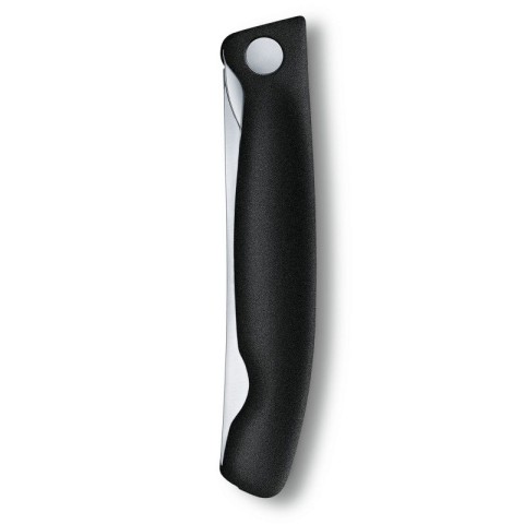Кухонний ніж Victorinox SwissClassic Foldable Paring лезо 11см з чорн. ручкою (блістер)