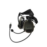 Навушники Sordin Supreme MIL CC Neckband Green PVC 76332-06-S