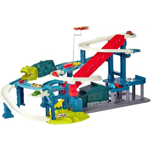 Ігровий набір ZIPP Toys Dino автотрек-міська розв'язка електричний, 8 машинок,