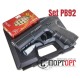 Стартовий пістолет Ekol Firat PB92 Black SET
