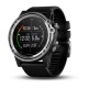 Смарт-часы Garmin Descent Mk1 серебристые с черным ремешком