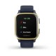 Смарт-часы Garmin Venu Sq Music Edition темно-синие со светло-золотистым безелем