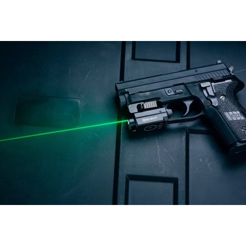 Фонарь с ЛЦУ Olight Baldr S Green Laser Black