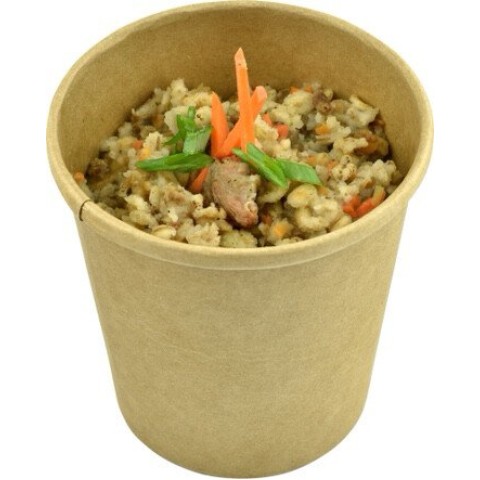 Перлова каша з телятиною Happy Elk  прозора упаковка