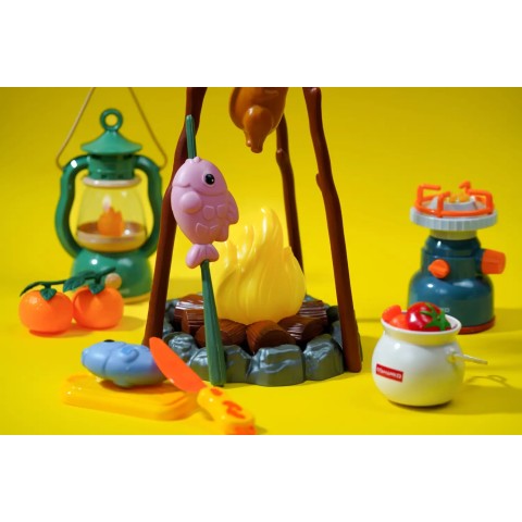 Ігровий набір OTAMANKO для кемпінгу «Мандруй та готуй» , 34 елементи