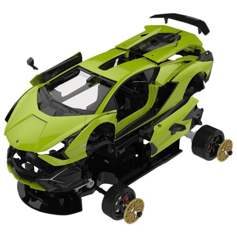 Машинка-конструктор Rastar Lamborghini Sian 1:18. Зелений