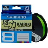 Шнур Shimano Kairiki 8 PE 300m (Mantis Green) 0.28mm 29.3kg