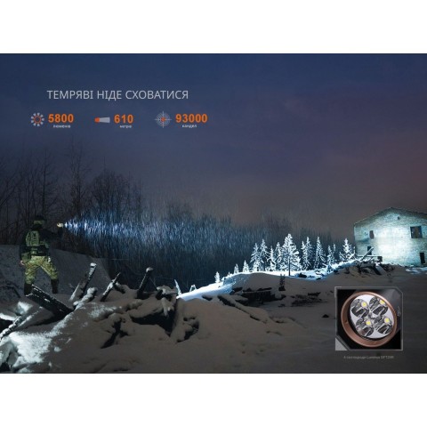 Ліхтар тактичний з УФ світлом Fenix TK35R 5800 лм