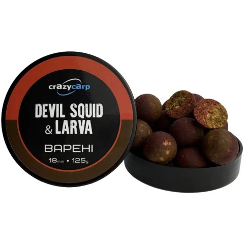 Бойлы Crazy Carp Split Hookbaits Devil Squid & Larva 18mm 125g