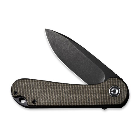 Ніж складаний кишеньковий Civivi Elementum, (7.5 см) D2 / Micarta темно-зелений