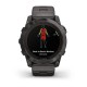 Смарт-годинник Garmin fenix 7X Pro Sapphire Solar Edition карбоново-сірий титановий DLC з титановим вентильованим браслетом