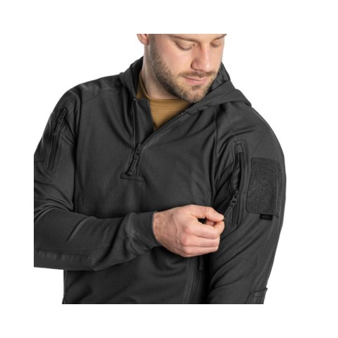 Кофта тактична Helikon-Tex RANGE HOODIE - TopCool, чорний, розмір L
