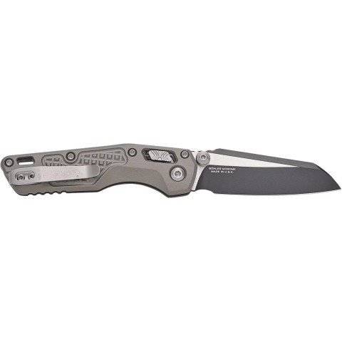 Нож Microtech MSI Mini, Ram-Lok Black Standard Frag Aluminium natural clear