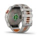 Смарт-годинник Garmin fenix 7X Pro Sapphire Solar Edition титановий з туманно-сірим/темно-помаранчевим ремінцем
