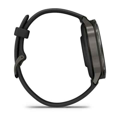 Смарт-часы Garmin Venu 4 (41 мм) сланцевый с черным силиконовым ремешком