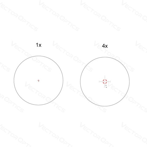 Приціл оптичний Vector Optics Mustang 1-4x24 (30 мм) illum. FFP
