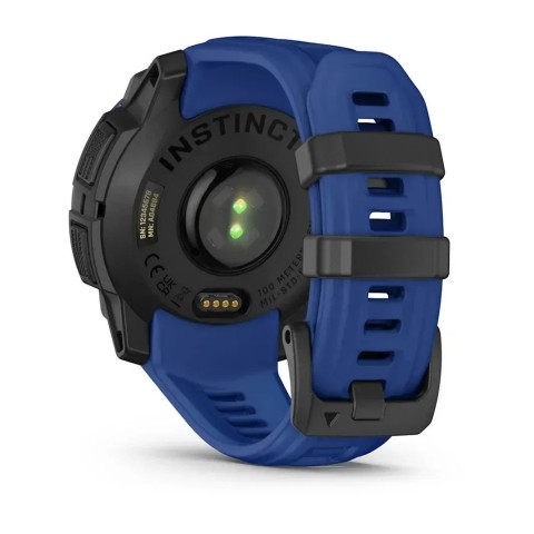 Смарт-годинник Garmin Instinct 3 (45 мм) AMOLED синя блискавка/чорний