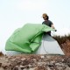Намет надлегкий одномісний Naturehike Cloud Up Base 1 CNK2450WS032, зелений
