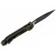 Нож Microtech L.U.D.T. S/E Gen III,  черный клинок, полусеррейтор, рукоять OD green