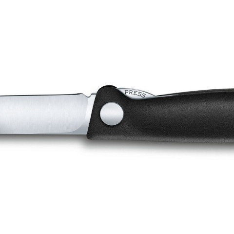 Кухонний ніж Victorinox SwissClassic Foldable Paring лезо 11см з чорн. ручкою (блістер)