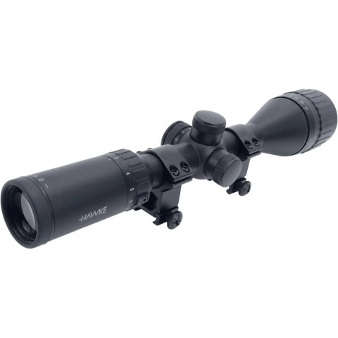 Приціл оптичний Hawke Fast Mount 3-12x50 AO сітка Mil Dot з підсвічуванням. Кільця на Weaver