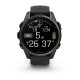 Смарт-годинник Garmin fenix 8 AMOLED (43 мм) Sapphire карбоново-сірий DLC титан чорний/гравійно-сірий