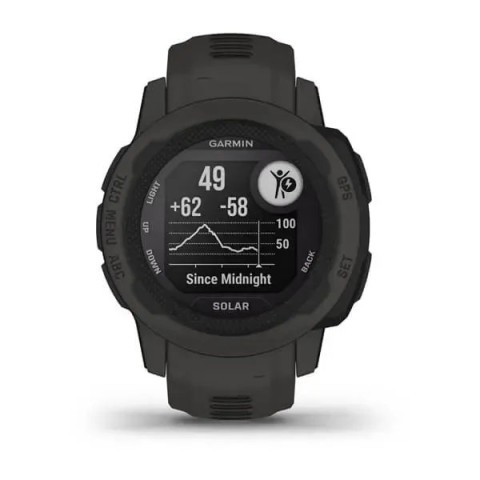 Смарт-годинник Garmin Instinct 2S Solar графітовий