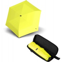 Парасоля Knirps X4U Neon Yellow Мех/Складана/6спиць /D90x21см з EVA чохлом