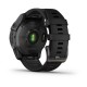 Смарт-годинник Garmin fenix 7 Sapphire Solar карбоново-сірий титановий DLC з чорним ремінцем
