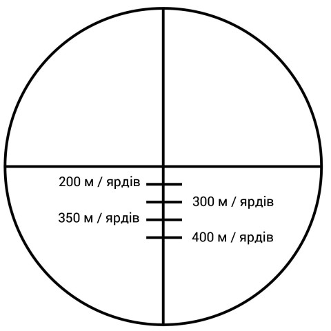 Оптичний приціл KONUS FIGHTER 4-12x40 AO (з кільцями)