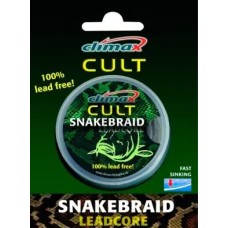Лидкор Climax Cult Snake Braid 40lb 10m ц:silt