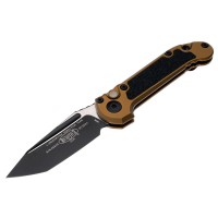Ніж Microtech L.U.D.T S/E Gen III.,  чорний клинок, танто, руків'я tan