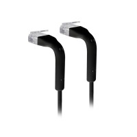 Патч-корд Ubiquiti UniFi, 0.22M, Cat6, Чорний 1 шт (U-Cable-Patch-RJ45-BK)