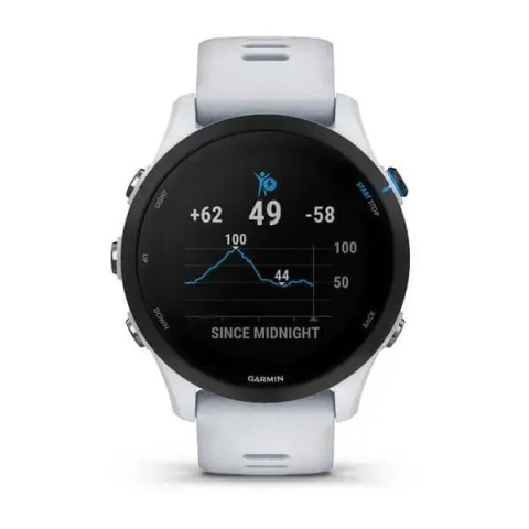 Смарт-часы Garmin Forerunner 255 Music белый камень