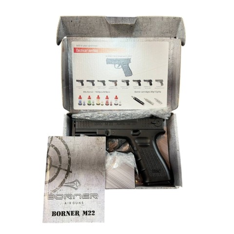 Пістолет пневматичний Borner M22 Blowback cal.4,5mm