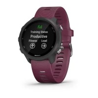 Смарт-годинник Garmin Forerunner 245 з вишневим ремінцем