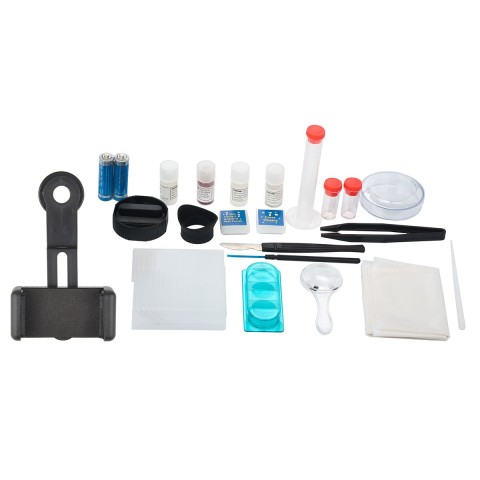 Мікроскоп SIGETA MIXI 40x-640x BLUE (з адаптером для смартфона)