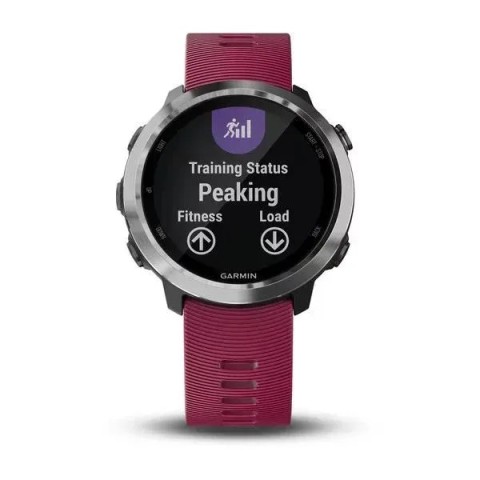 Смарт-годинник Garmin Forerunner 645 Music з вишневим ремінцем