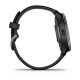 Смарт-годинник Garmin Venu 2 Plus чорний з графітовим безелем і силіконовим ремінцем