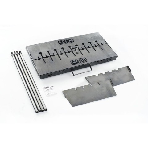 Мангал розкладний (кейс) СИЛА на 10 шампурів товщина 2 мм