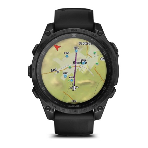 Годинник-навігатор Garmin Tactix 8 Amoled 47мм з силіконовим ремінцем 010-03405-01