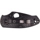 Ніж Spyderco Ambitious FRN Black Blade, серрейтор (C148SBBK)